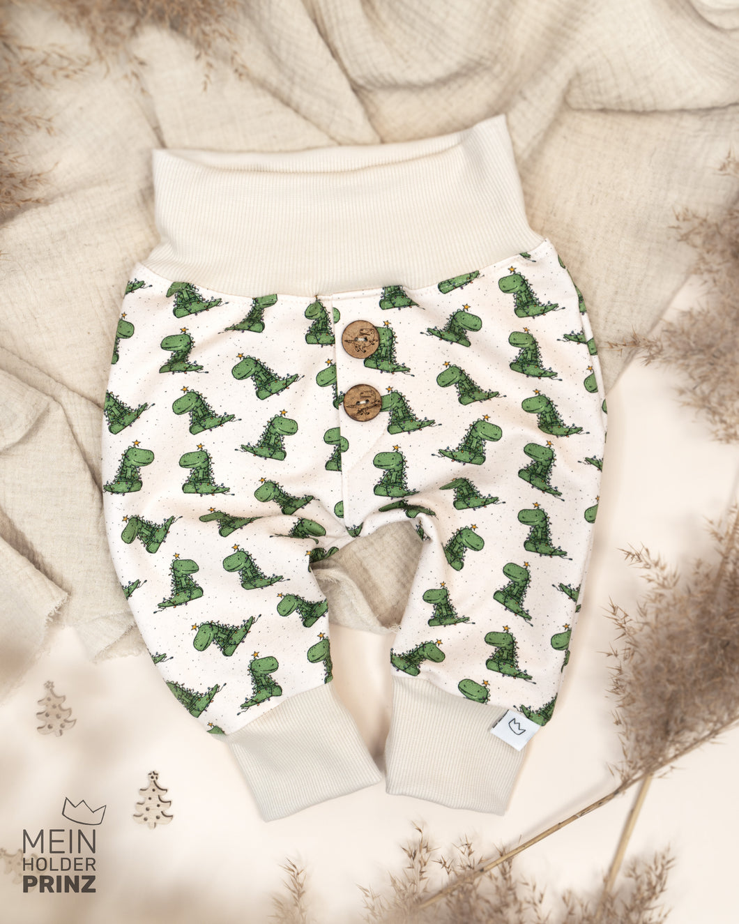 Hose Christmas T-Rex Set Gr. 68 - Baby Kleidung